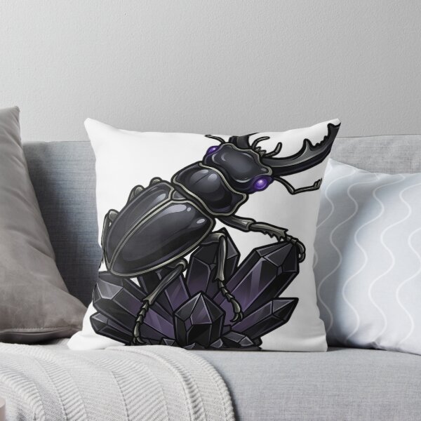 Item preview, Gothic Stag Beetle Obsidian Crystal designed and sold by IllumeInk.