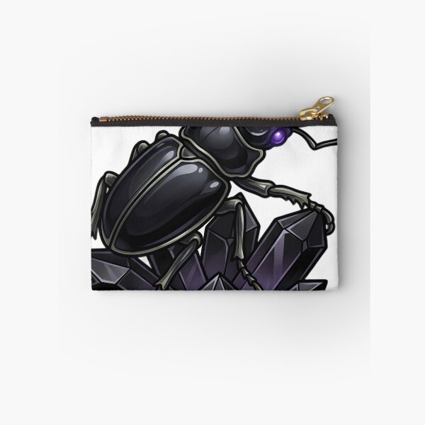 Item preview, Gothic Stag Beetle Obsidian Crystal designed and sold by IllumeInk.