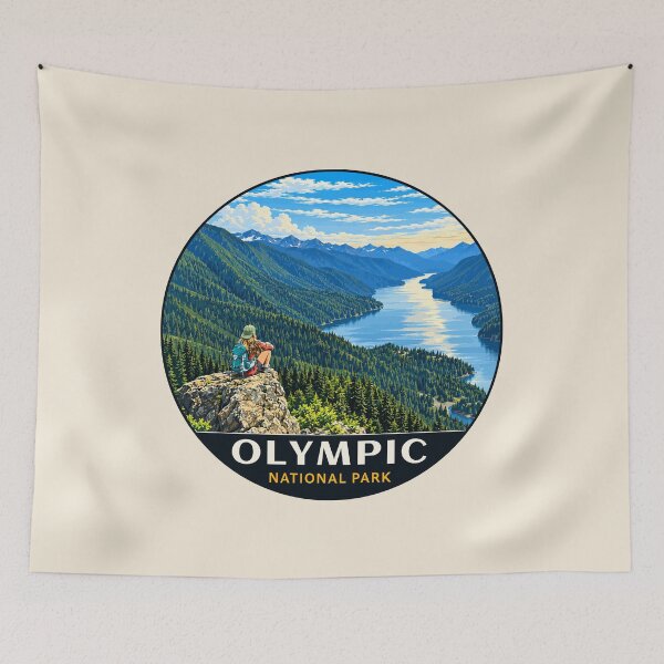 Item preview, Olympic National Park Sticker, Washington designed and sold by Gideon Emmerich.