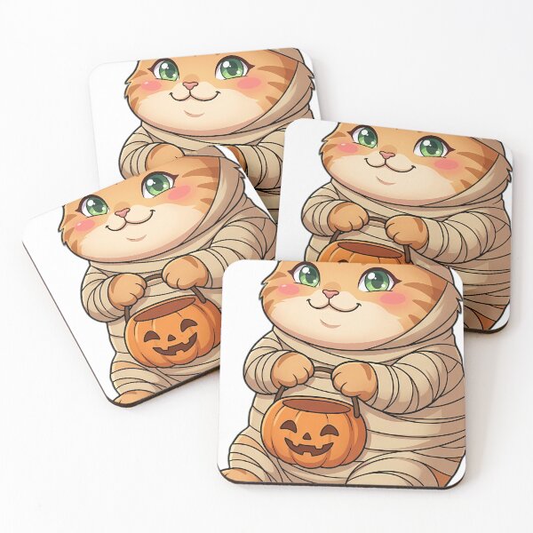 Item preview, Cute Orange Tabby Cat Mummy Costume Trick-or-Treat designed and sold by pumsquare.
