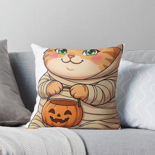 Item preview, Cute Orange Tabby Cat Mummy Costume Trick-or-Treat designed and sold by pumsquare.