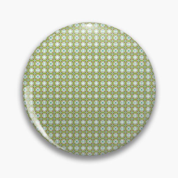 Item preview, Geometric continuous pattern in green – Modern fabric design designed and sold by Herzbaumatelier.