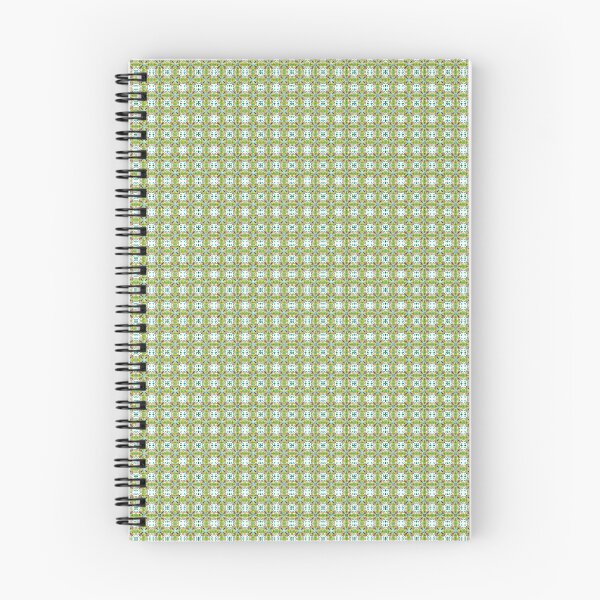 Item preview, Geometric continuous pattern in green – Modern fabric design designed and sold by Herzbaumatelier.