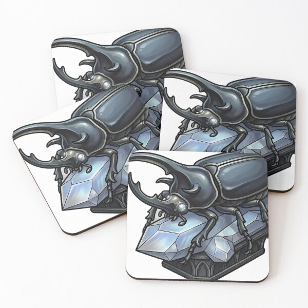 Item preview, Gothic Hercules Beetle Moonstone Crystal designed and sold by IllumeInk.
