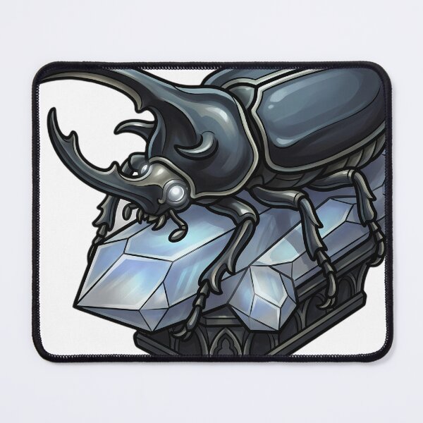 Item preview, Gothic Hercules Beetle Moonstone Crystal designed and sold by IllumeInk.