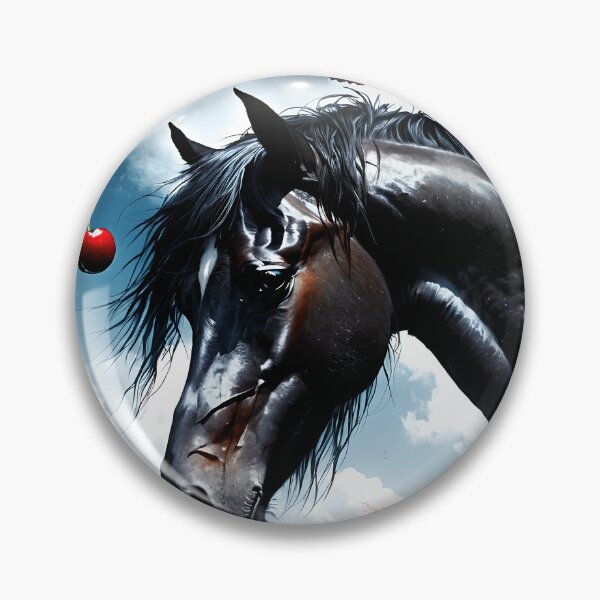 Item preview, But the big black horse said, "Look this way" - He said, "Hey lady, will you marry me?" 37 designed and sold by deep-sea-birds.