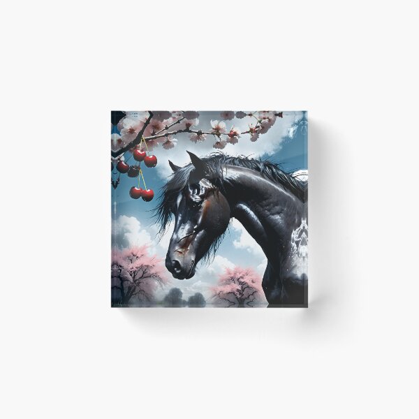 Item preview, But the big black horse said, "Look this way" - He said, "Hey lady, will you marry me?" 37 designed and sold by deep-sea-birds.