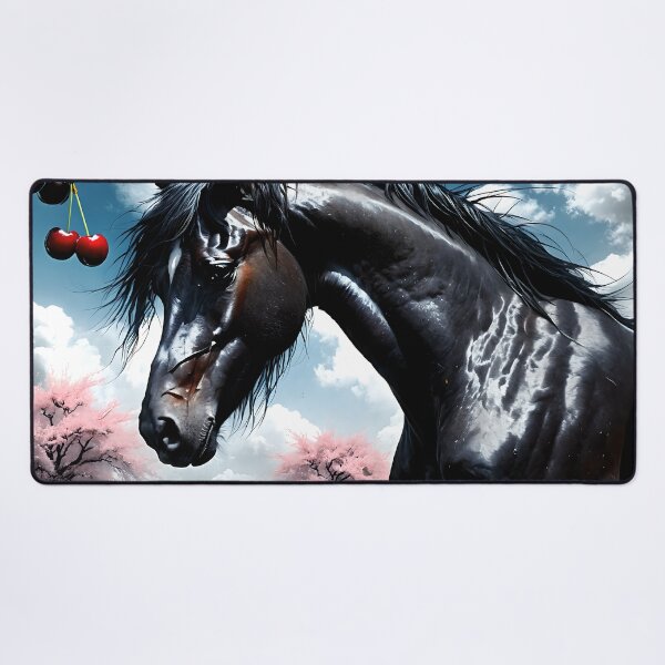 Item preview, But the big black horse said, "Look this way" - He said, "Hey lady, will you marry me?" 37 designed and sold by deep-sea-birds.