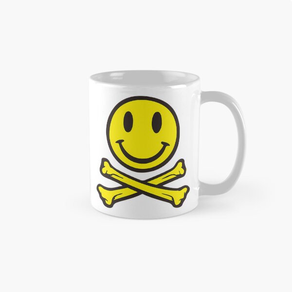 Item preview, Acid House Smile Face With Crossed Bones. For Ravers designed and sold by waylon-reese.
