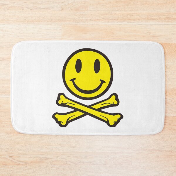 Item preview, Acid House Smile Face With Crossed Bones. For Ravers designed and sold by waylon-reese.