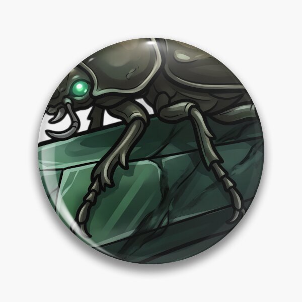 Item preview, Gothic Rhinoceros Beetle Jade Crystal designed and sold by IllumeInk.