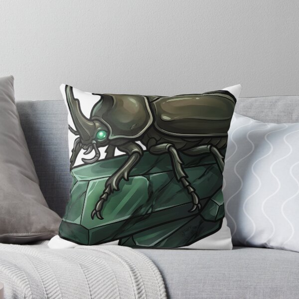 Item preview, Gothic Rhinoceros Beetle Jade Crystal designed and sold by IllumeInk.