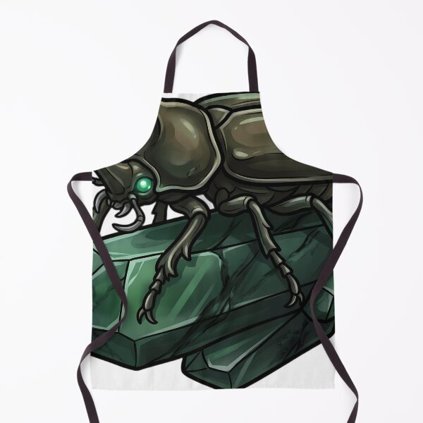 Item preview, Gothic Rhinoceros Beetle Jade Crystal designed and sold by IllumeInk.