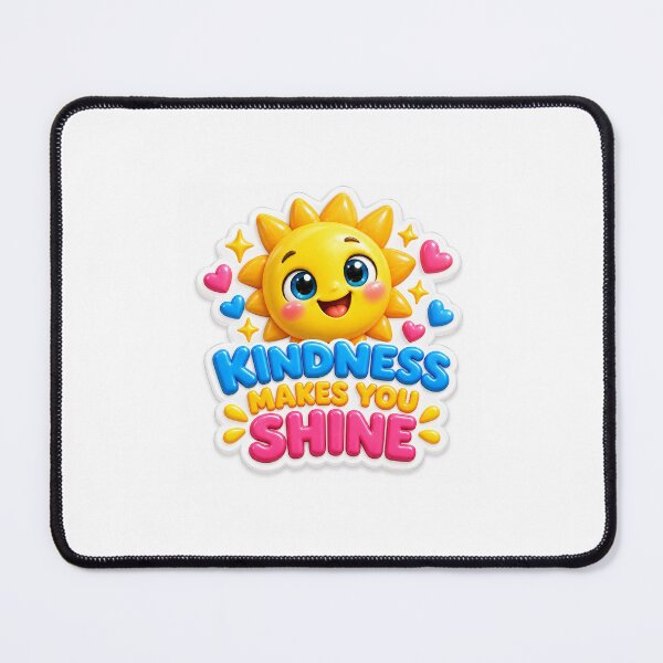 Item preview, Kindness Makes You Shine Cute Sun Sticker designed and sold by mihanaaa14.