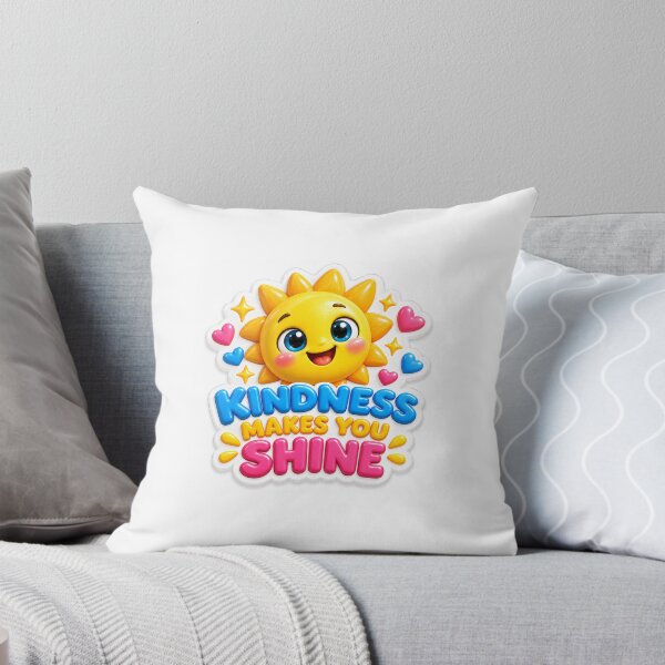 Item preview, Kindness Makes You Shine Cute Sun Sticker designed and sold by mihanaaa14.