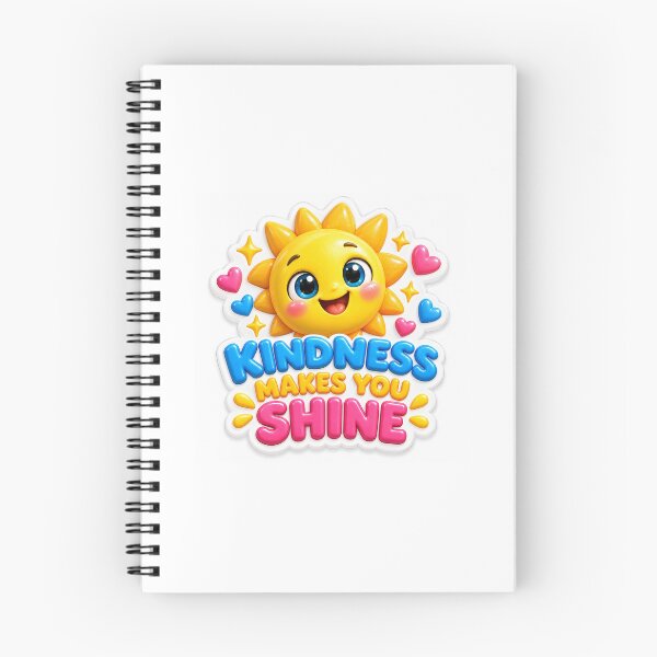 Item preview, Kindness Makes You Shine Cute Sun Sticker designed and sold by mihanaaa14.