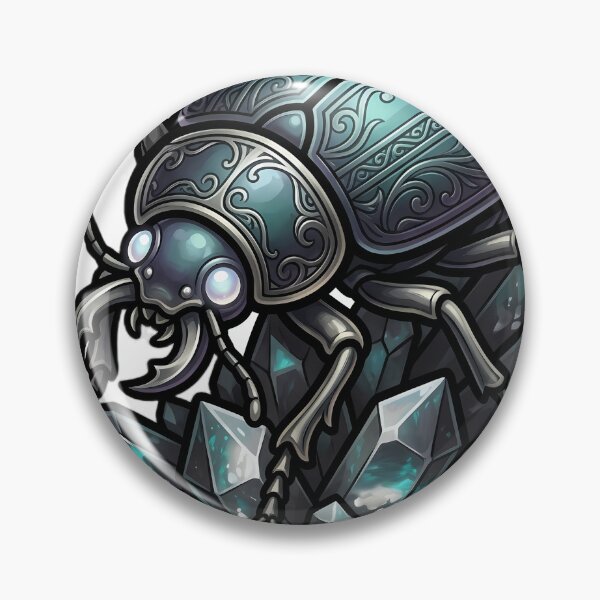 Item preview, Gothic Jewel Beetle Black Opal Crystal designed and sold by IllumeInk.