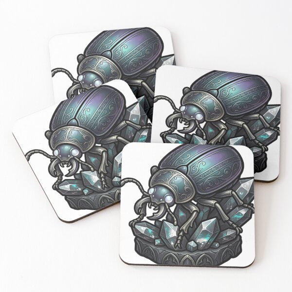 Item preview, Gothic Jewel Beetle Black Opal Crystal designed and sold by IllumeInk.