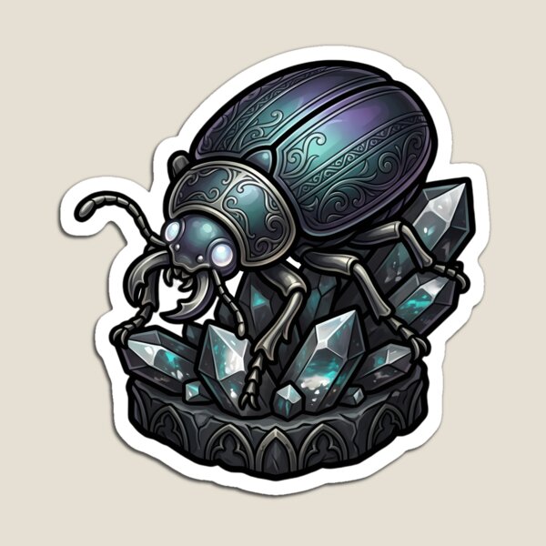 Item preview, Gothic Jewel Beetle Black Opal Crystal designed and sold by IllumeInk.