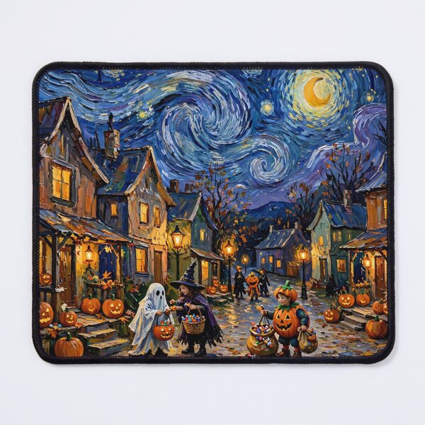 Item preview, Halloween Village Trick or Treat Night designed and sold by Late Theory.