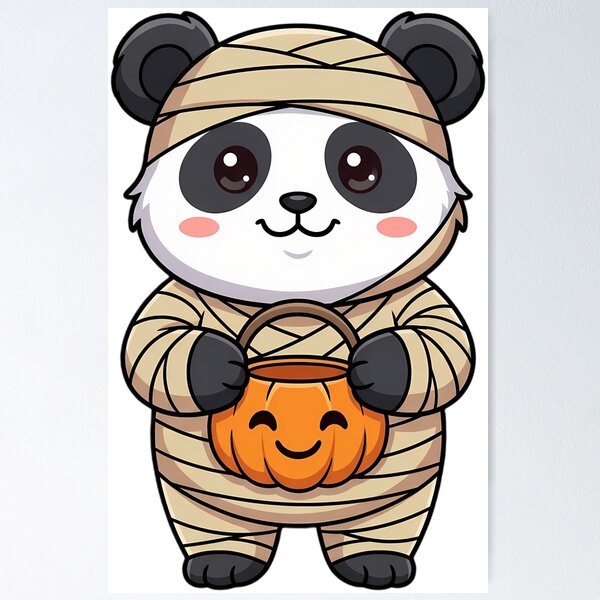Item preview, Cute Panda Cub Mummy Costume Trick-or-Treat designed and sold by pumsquare.