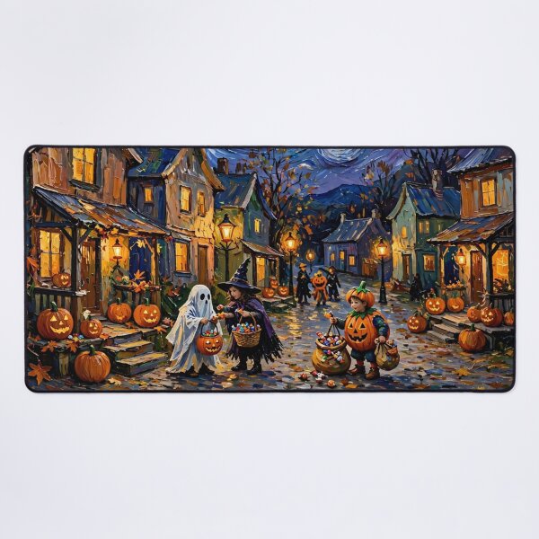Item preview, Halloween Village Trick or Treat Night designed and sold by Late Theory.
