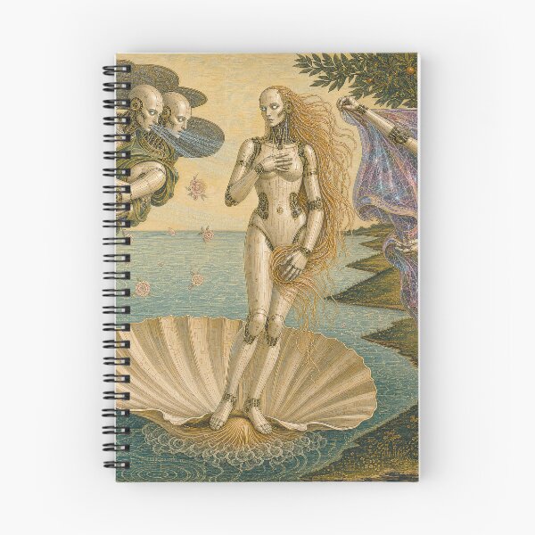 Item preview, The Birth of Venus Center Panel Cyber Renaissance Art Print designed and sold by DMarquiseArt.
