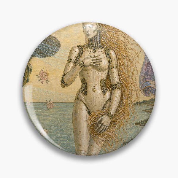 Item preview, The Birth of Venus Center Panel Cyber Renaissance Art Print designed and sold by DMarquiseArt.