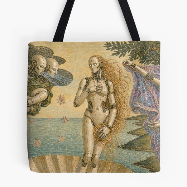Item preview, The Birth of Venus Center Panel Cyber Renaissance Art Print designed and sold by DMarquiseArt.