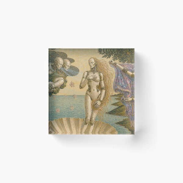 Item preview, The Birth of Venus Center Panel Cyber Renaissance Art Print designed and sold by DMarquiseArt.