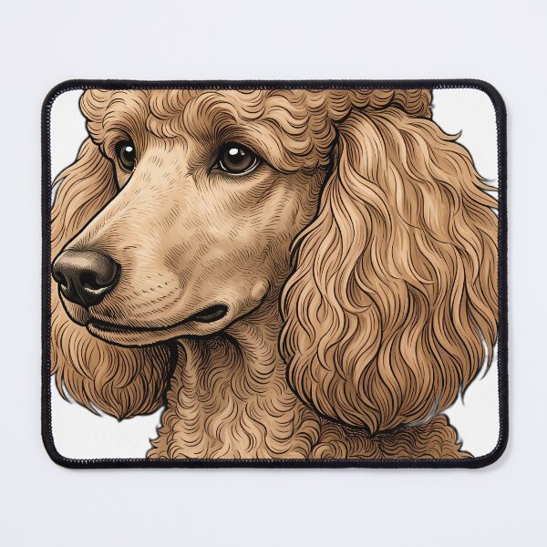 Item preview, Vintage Naturalist Standard Poodle Portrait — Antique Dog Breed Art designed and sold by Catch333.