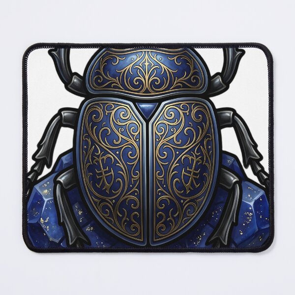Item preview, Gothic Sacred Scarab Lapis Crystal designed and sold by IllumeInk.