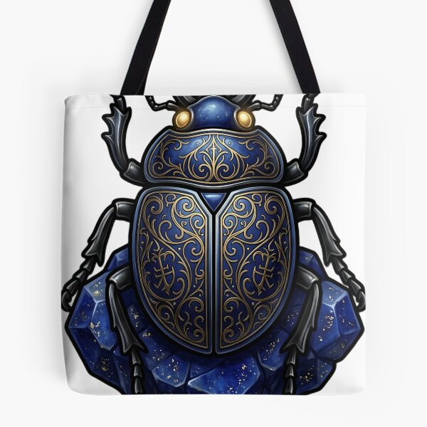Item preview, Gothic Sacred Scarab Lapis Crystal designed and sold by IllumeInk.
