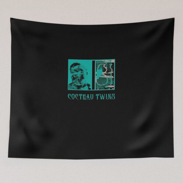 Item preview, Retro Teal Halftone Portrait Collage Graphic designed and sold by AxelRausch.