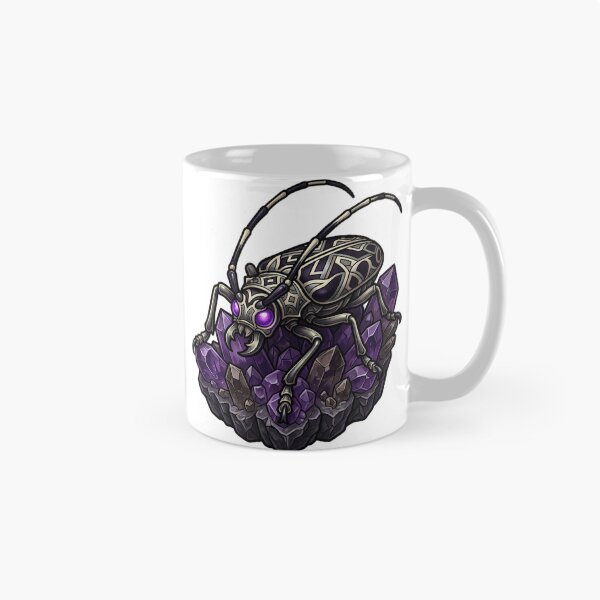 Item preview, Gothic Harlequin Beetle Amethyst Crystal designed and sold by IllumeInk.