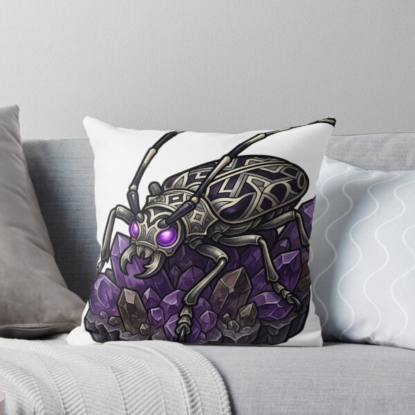 Item preview, Gothic Harlequin Beetle Amethyst Crystal designed and sold by IllumeInk.