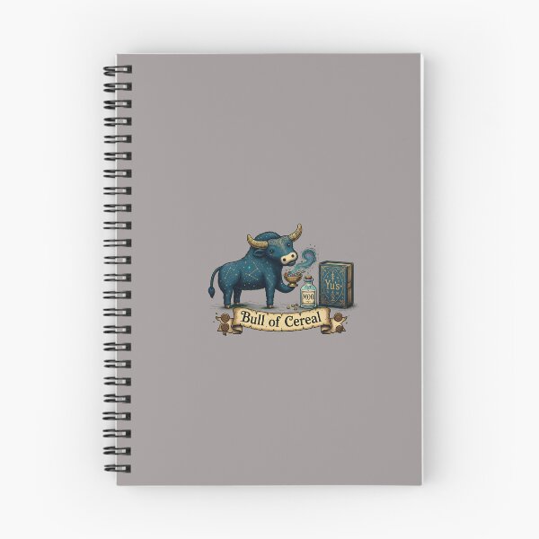 Item preview, Bull of Cereal Funny Breakfast Pun Tee-74 designed and sold by DanielZiv.