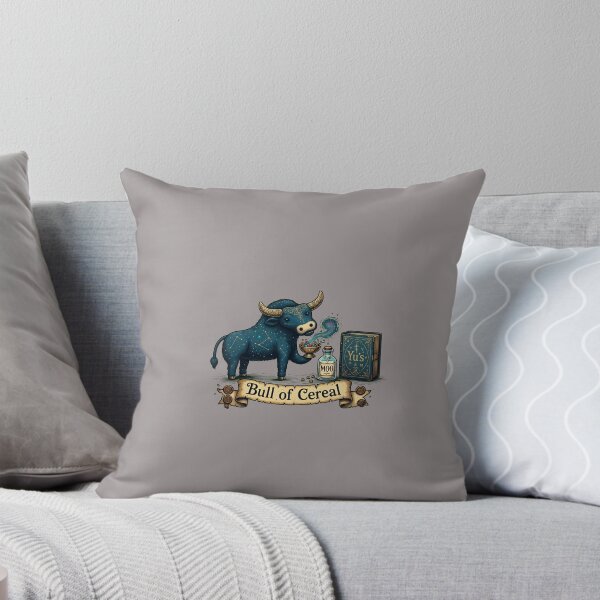 Item preview, Bull of Cereal Funny Breakfast Pun Tee-74 designed and sold by DanielZiv.