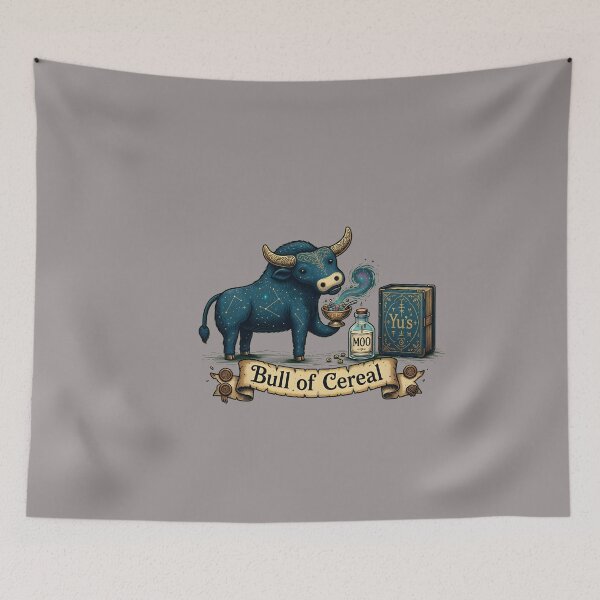Item preview, Bull of Cereal Funny Breakfast Pun Tee-74 designed and sold by DanielZiv.