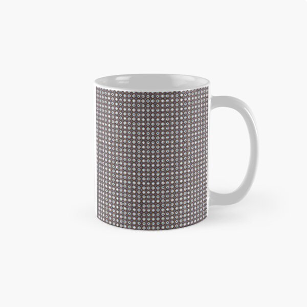 Item preview, Geometric endless pattern in blue & brown – Modern fabric design designed and sold by Herzbaumatelier.