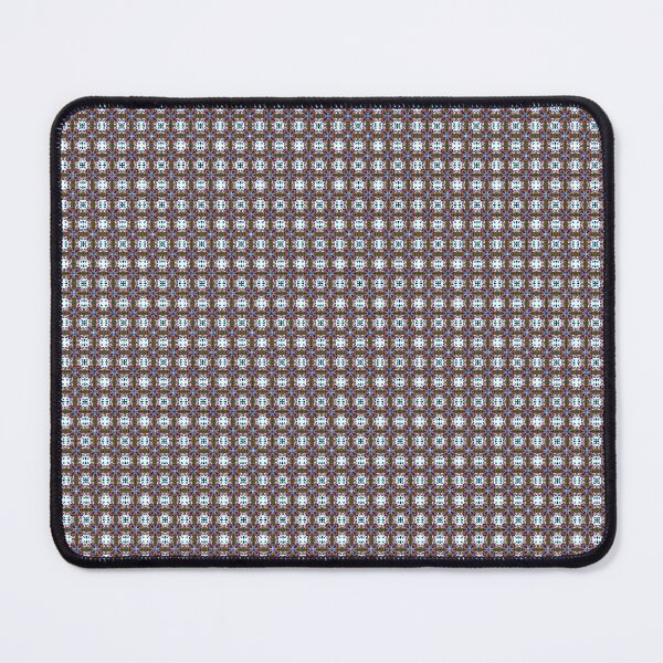 Item preview, Geometric endless pattern in blue & brown – Modern fabric design designed and sold by Herzbaumatelier.