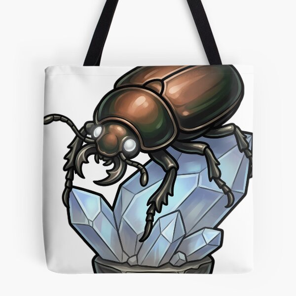 Item preview, Gothic Rainbow Scarab Moonstone Crystal designed and sold by IllumeInk.