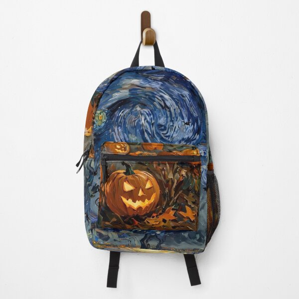 Item preview, Starry Night Halloween Pumpkin Field designed and sold by Late Theory.