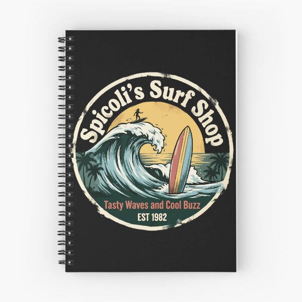 Item preview, Spicoli's Surf Shop Retro Surf Van designed and sold by Etch-art.
