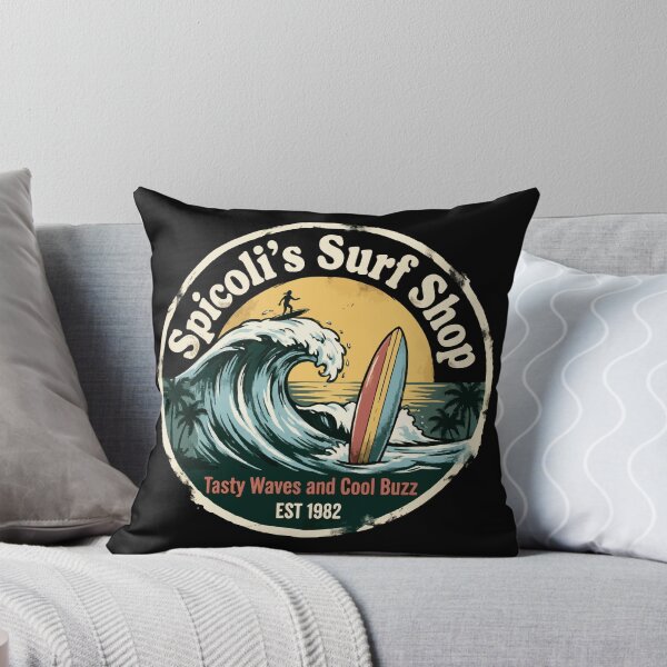 Item preview, Furgoneta de surf retro Spicoli's Surf Shop designed and sold by Etch-art.
