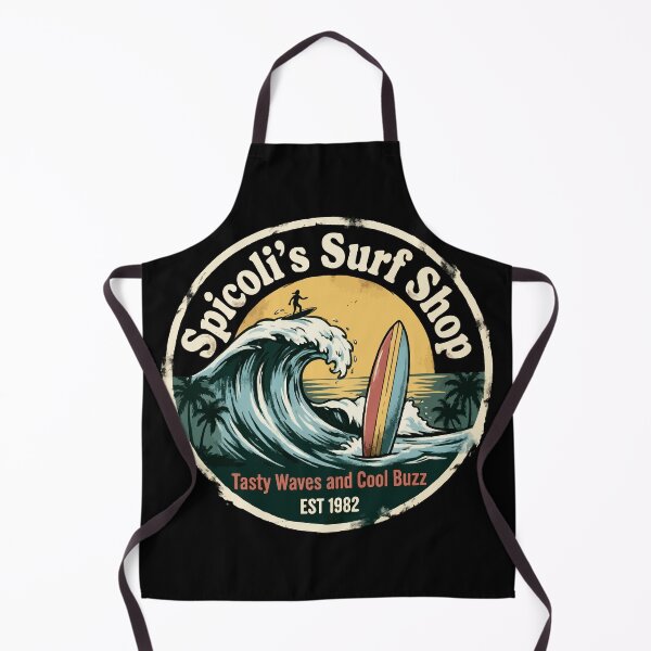 Item preview, Spicoli's Surf Shop Retro Surf Van designed and sold by Etch-art.