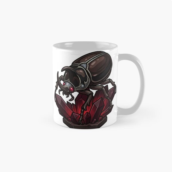 Item preview, Gothic Elephant Beetle Garnet Crystal designed and sold by IllumeInk.