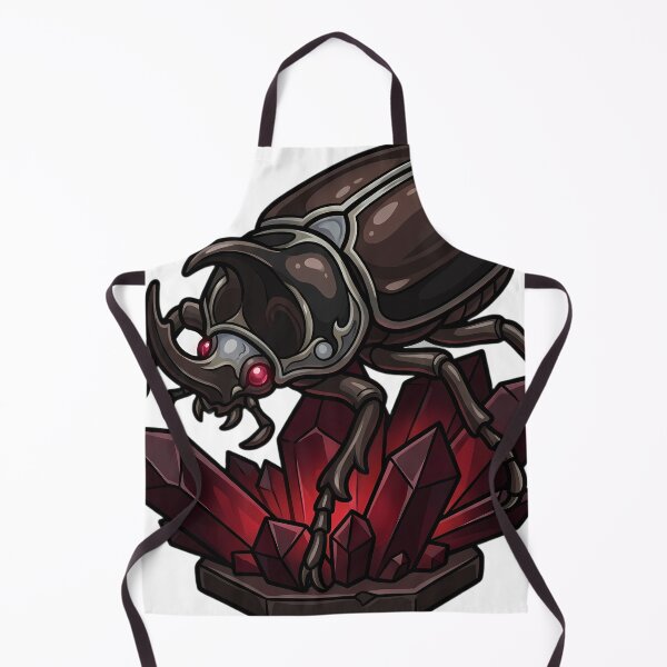 Item preview, Gothic Elephant Beetle Garnet Crystal designed and sold by IllumeInk.