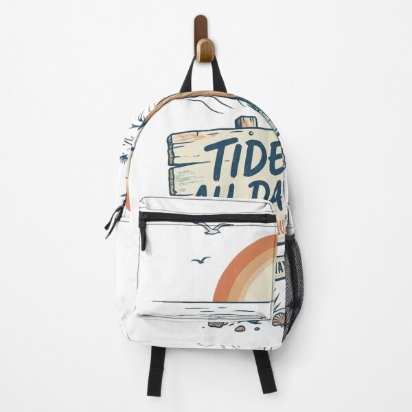 Item preview, Tide All Day Coastal Soul Retro Line Art Surfboard Beach Design designed and sold by @SHINTOSARTSTORE.