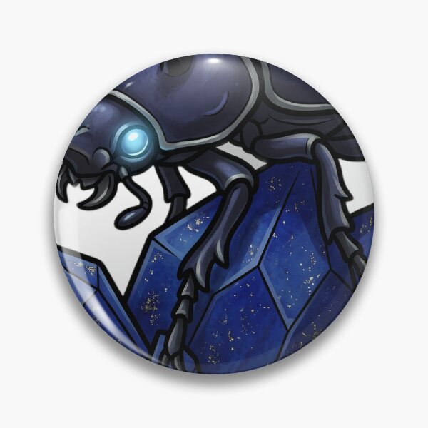 Item preview, Gothic Ox Beetle Lapis Crystal designed and sold by IllumeInk.